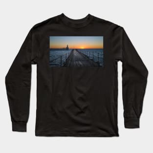 Sunrise over the North Sea - Panorama Long Sleeve T-Shirt